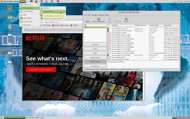 Softpedia's tweet photo. #DebEX #GNOME Live DVD Gets a New Build, Ships with #Linux Kernel 4.8, GNOME 3.22, and #MATE 1.16 https://t.co/IctfU6Csu1 via @MariusNestor https://t.co/QxhrN8sWTQ