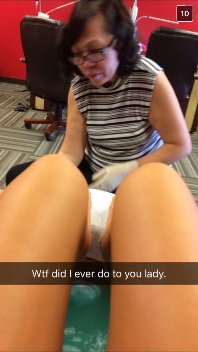 ShelbyMSpurlock's tweet photo. The stages of a pedicure, every girl understands https://t.co/RzDJCcMpgb