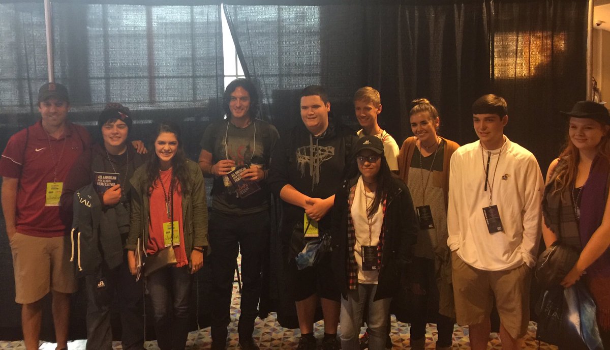 Mat_Thornton's tweet photo. Meeting folks from film schools and institutes that specialize in AVTF production. Really great opportunity! #HSFilmFest2016 #wearelakeside https://t.co/HC7IQpx9OT