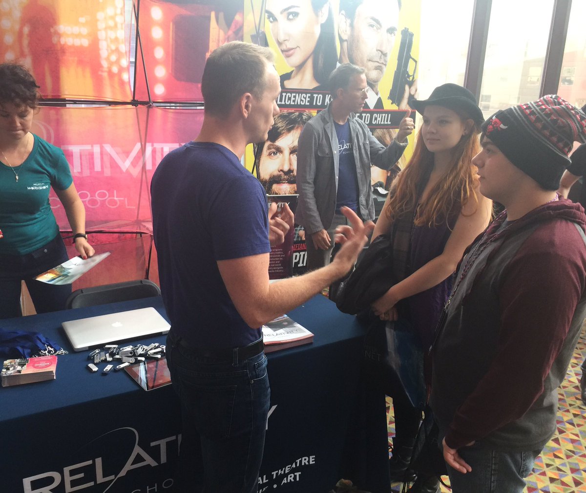 Mat_Thornton's tweet photo. Meeting folks from film schools and institutes that specialize in AVTF production. Really great opportunity! #HSFilmFest2016 #wearelakeside https://t.co/HC7IQpx9OT