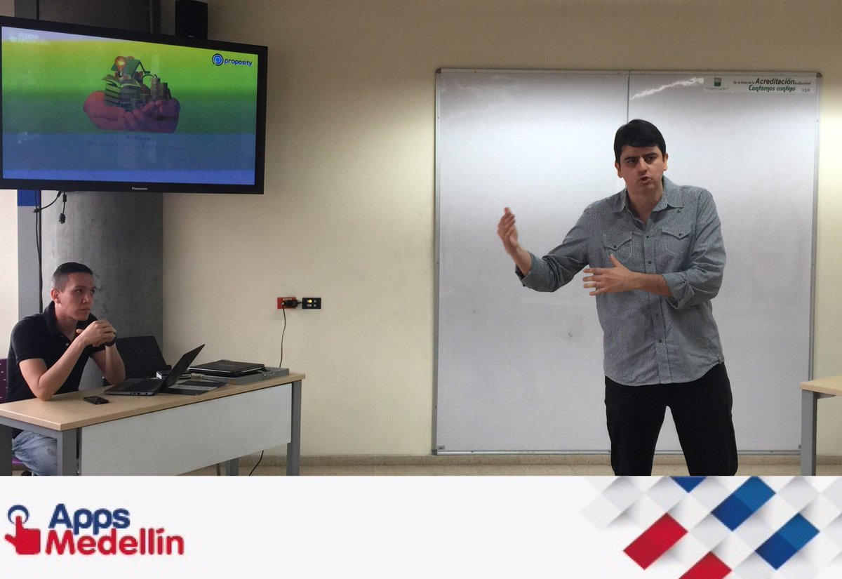 AppsCoMedellin's tweet photo. Con #Proposity podrás organizar tus finanzas, te ayudarán a alcanzar tus propósitos fácilmente. Hoy están en cierre #HITeraciónIX @AppsCo https://t.co/nCdEP1Yuuh