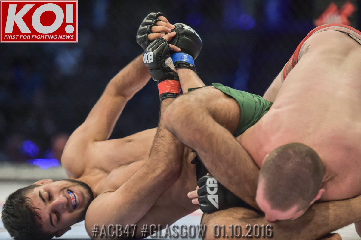 KOTVMedia's tweet photo. Armbar for @Shoaib__Yousaf  v #DenisAhern @acb_league's #ACB47  at the @TheSSEHydro for #ACBGLASGOW more pics https://t.co/AaqsG9SeSh https://t.co/YN1knLT1LD