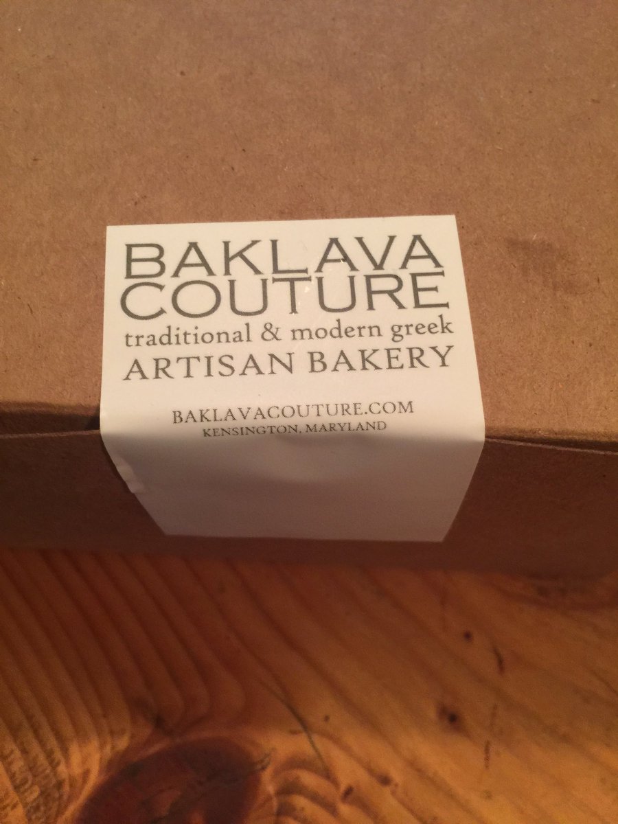 MicBurns72's tweet photo. More Lovin' Local...  check out Baklava Coutoure in Kensington MD.  Great mom-and-pop Greek.  Maybe the best baklava in the DMV... https://t.co/sPqQxZsDGh