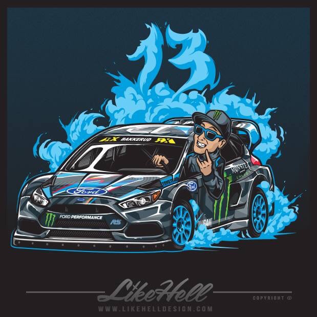 LikeHellDesign's tweet photo. This illustration marks the start of an exciting working relationship with Monster Energy with more artwork, liveries &amp; projects on the way! https://t.co/m4NMP2PZ3M