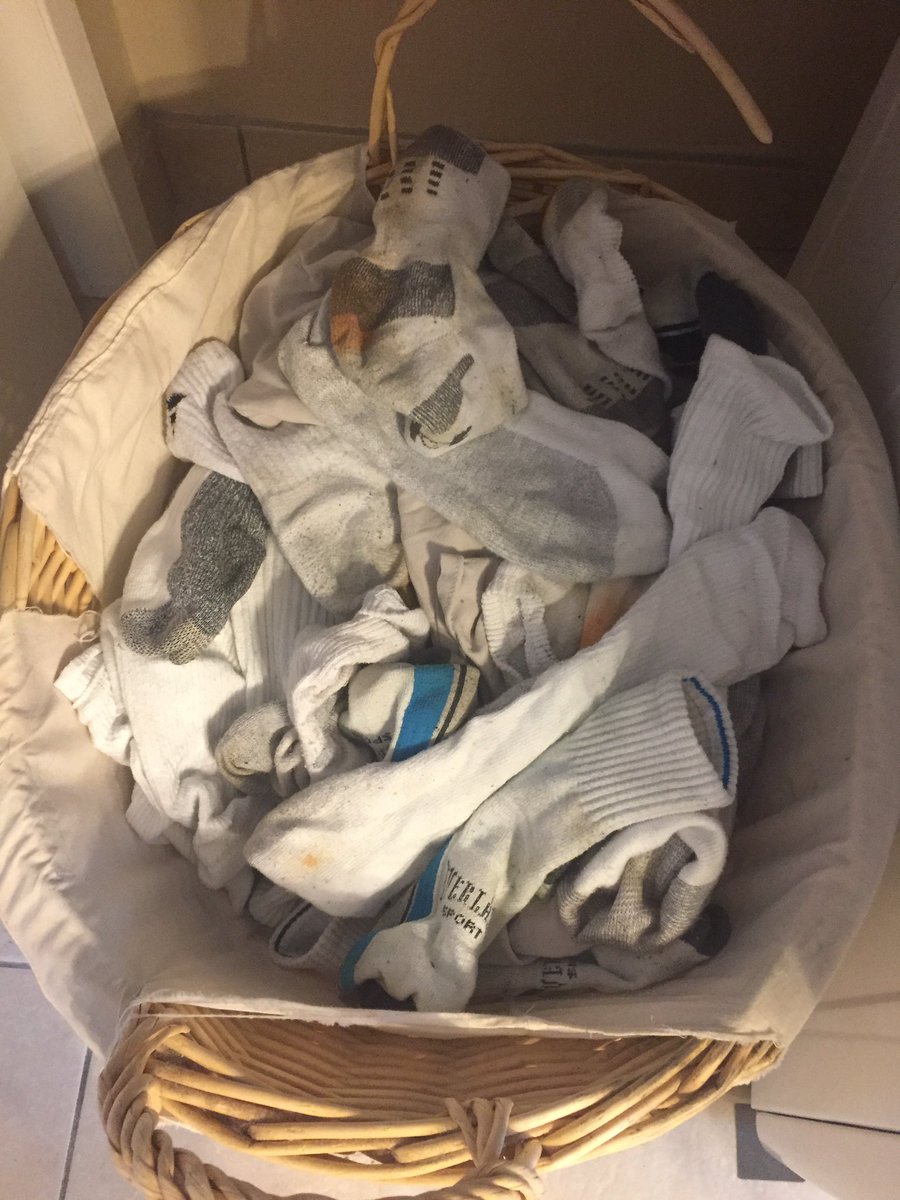 GammieCA's tweet photo. Certain he hasn't washed socks since he's been at college. #insideoutandcrusty #moooooom https://t.co/g5aT6pHQrr