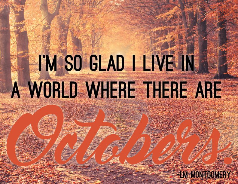 Don't you just love autumn?