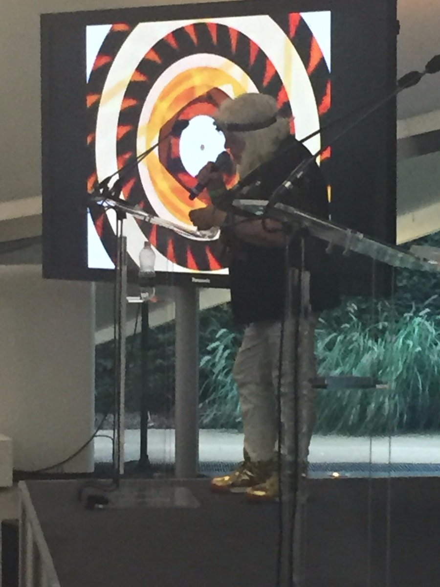 SerpentineUK's tweet photo. "Our appetite for miracles is never enough" #GenesisP-Orridge on now. Watch her on our live stream #MiracleMarathon https://t.co/OEIYcY6uzL https://t.co/fi1jxp45Ma