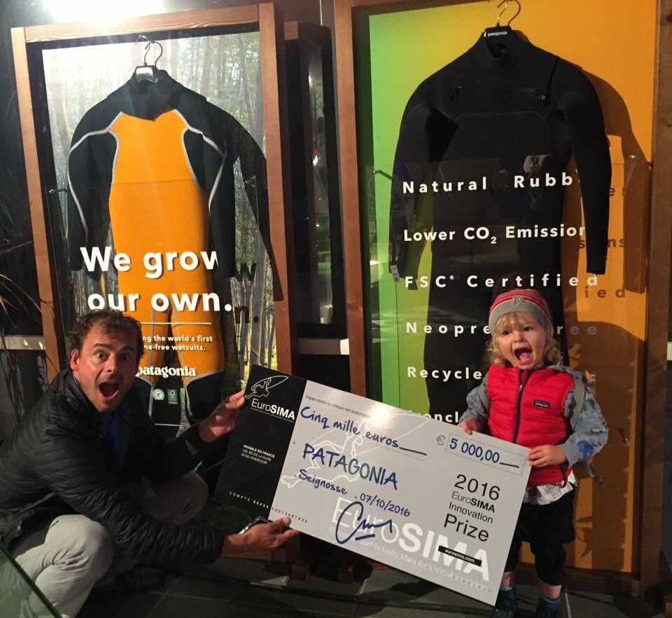 sascampaigns's tweet photo. Huge congrats to @patagonia 4 winning @EUROsimA Eco innovation award for the Yulex wetsuit! Big thanks for the donation to #surfactivists https://t.co/bdM7S15Jdo