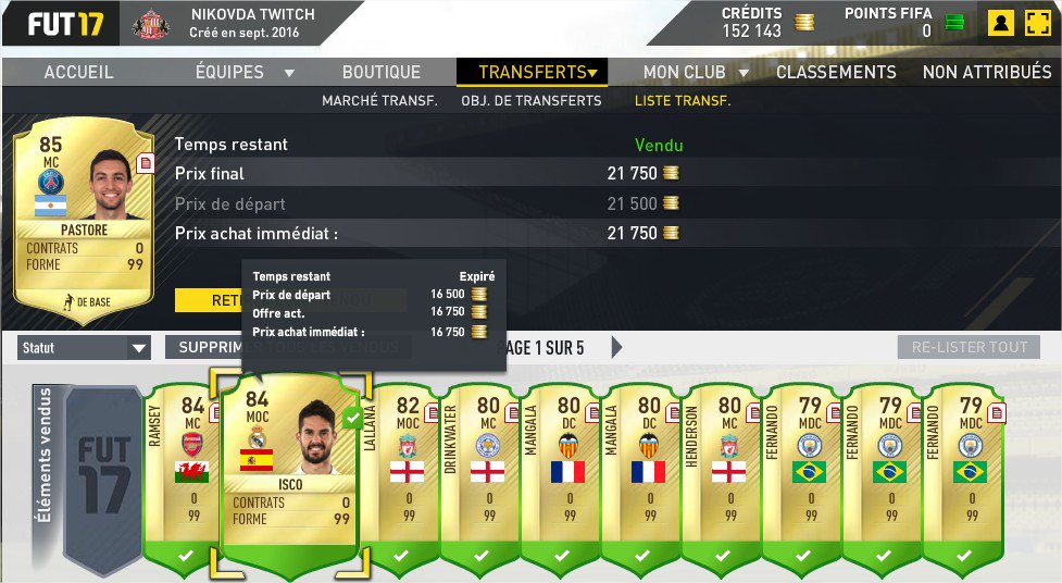 Nikovda's tweet photo. #FUT17 KKES VENTES SUITE AU LIVE DU MATIN ;-)
VOIR LE REPLAY :
https://t.co/1cWilKQ9pS #RTMERCI https://t.co/dvDbot4ovj