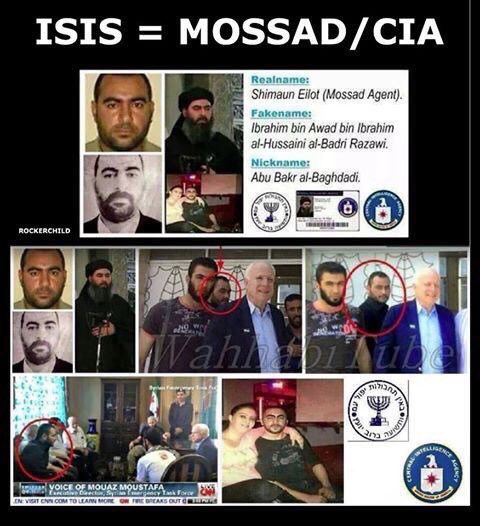 BedlamBeat's tweet photo. @BedlamBeat #G8Links #FFWars #FalseFlagWars #WW3 #ManufacturedDeception #ManufacturedWars
ISIS Al-Baghdadi (Seriously⁉️😂) is Mossad MI-6 CIA https://t.co/9uEKmEIlpK