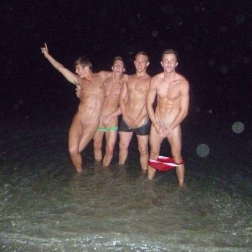 Skinny dipping in Zante. 