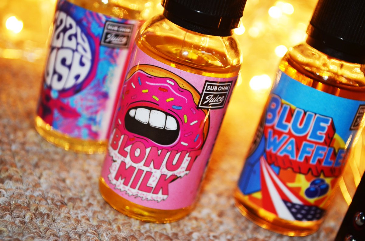 Blonut Milk - sugar donut &amp; strawberry milkshake!
For vape shop wholesale prices email - sales@subohmjuice.com
#subohmjuice  #blonutmilk