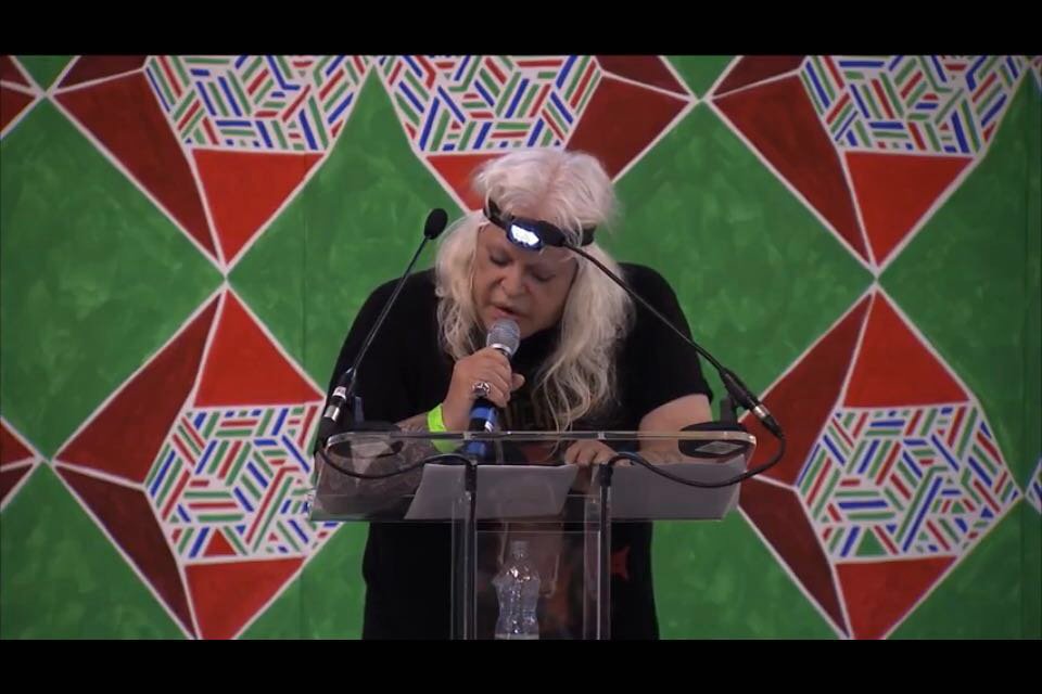 SerpentineUK's tweet photo. "You want a miracle then change, change behaviour, change perception " https://t.co/OEIYcY6uzL  #GenesisP-Orridge #MiracleMarathon https://t.co/ibtRwROksk