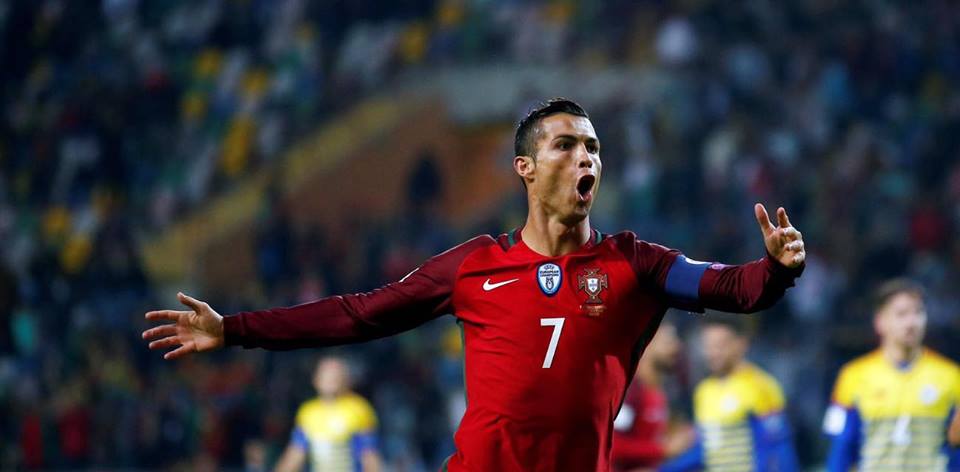 FootballClubSim's tweet photo. CR7 recovered his best side with Portugal scoring 4 of the 6 goals against Andorra. Who is your top scorer in FCS? https://t.co/JmHAFnDxQt https://t.co/UbEHoq4kPm