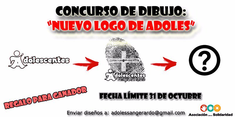 AdolescentesSG's tweet photo. Comienza el concurso para el nuevo logo de adoles!!! https://t.co/tqFUCtob5R