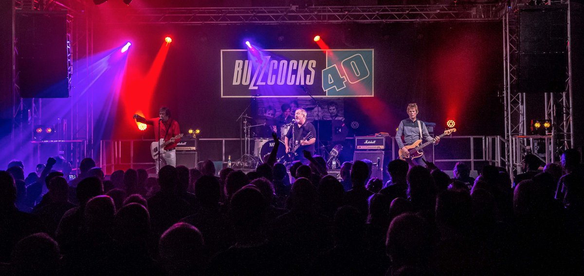 ianphotoboy's tweet photo. First night of @Buzzcocks #Buzzcocks40 tour @Unity_Works with @stephen_diggle #PeteShelley @dannyfarrant #ChrisRemington https://t.co/57UNqGRYV9