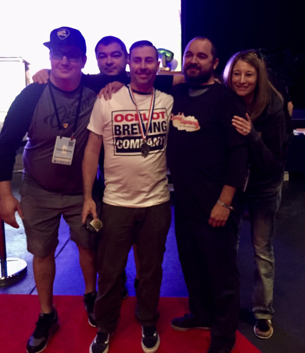 Tammy_Tuck's tweet photo. Congrats @OcelotBrewing for a #GABF GOLD medal for Sunnyside Dweller! 5th medal for Virginia so far... https://t.co/Fg83GFnWmb