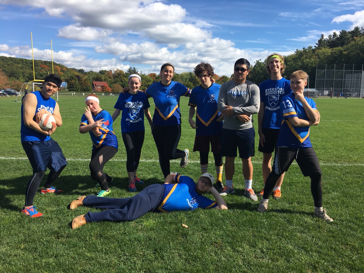 Having fun <a href="/UTSC/">University of Toronto Scarborough</a> at the <a href="/UTSCQuidditch/">UTSC Quidditch</a> tournament! #quidditch