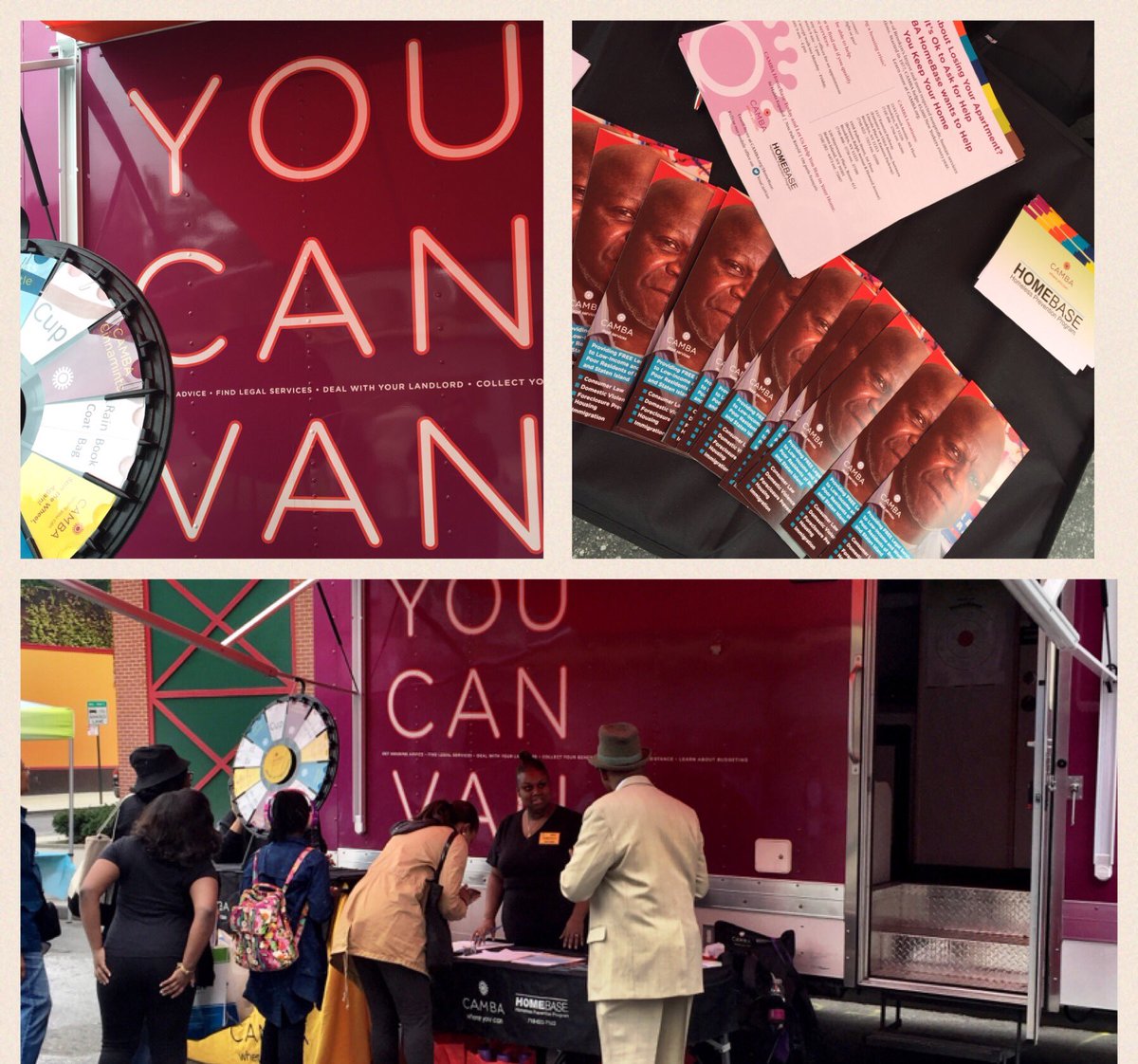 YouCanVan's tweet photo. Where you can.. join us in the heart of Bed Stuy! @YouCanVan &amp; @CAMBAInc Legal are at Bed Stuy Alive! Come see us! @BedStuyAlive #bedstuy https://t.co/AKAlMps35O