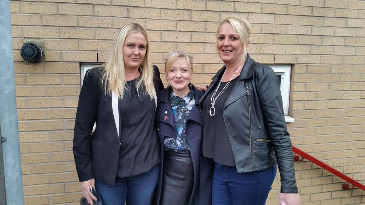 TracyBrabin's tweet photo. Camile and Lyndsey don't usually vote at all but they're going to vote for me on 20th October. #standingtogether https://t.co/VTr3EUWm6p