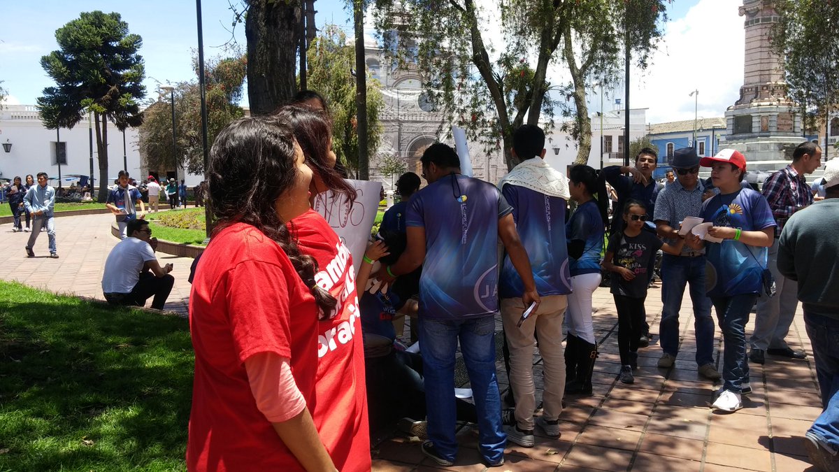 parkourMur's tweet photo. Jóvenes Adventistas
#ParqueMaldonado
#impactoRiobamba
#CamporiUE 
@NapoCadena https://t.co/zJ2tMas7Of