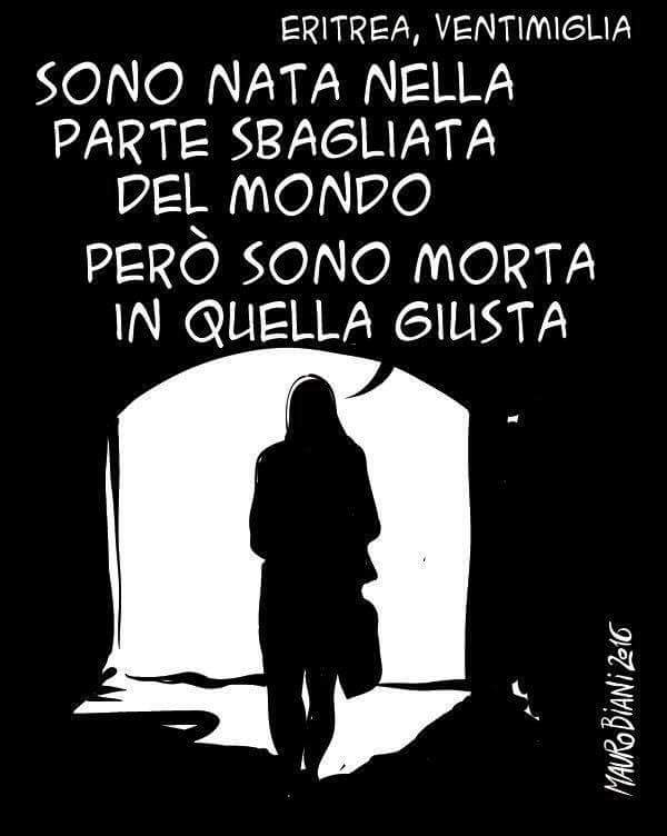 UdS_Como's tweet photo. @ilmanifesto . Morire, nella parte giusta del mondo. #refugeeswelcome #opentheborders https://t.co/BD6ekG0Rqc