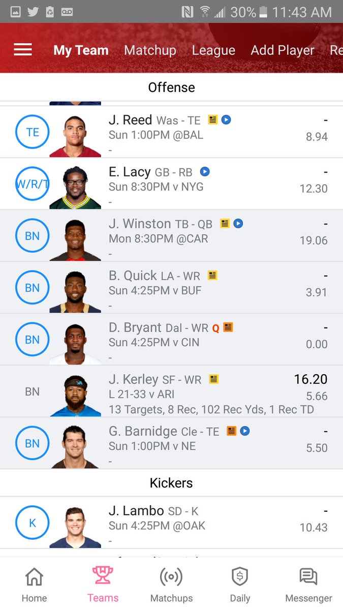mikeyhamms's tweet photo. @gmfb please help me set my lineup https://t.co/6of0jLOaMp