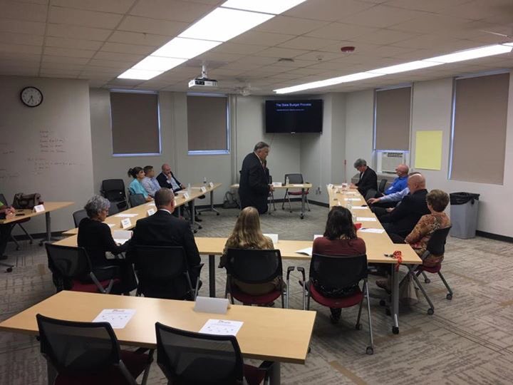 RepRalphWatts's tweet photo. Pics of talking w/ Dist. 19 school administrators! I will continue to work hard for the people and schools of District 19! #VoteWatts https://t.co/O2y7B02Oq7