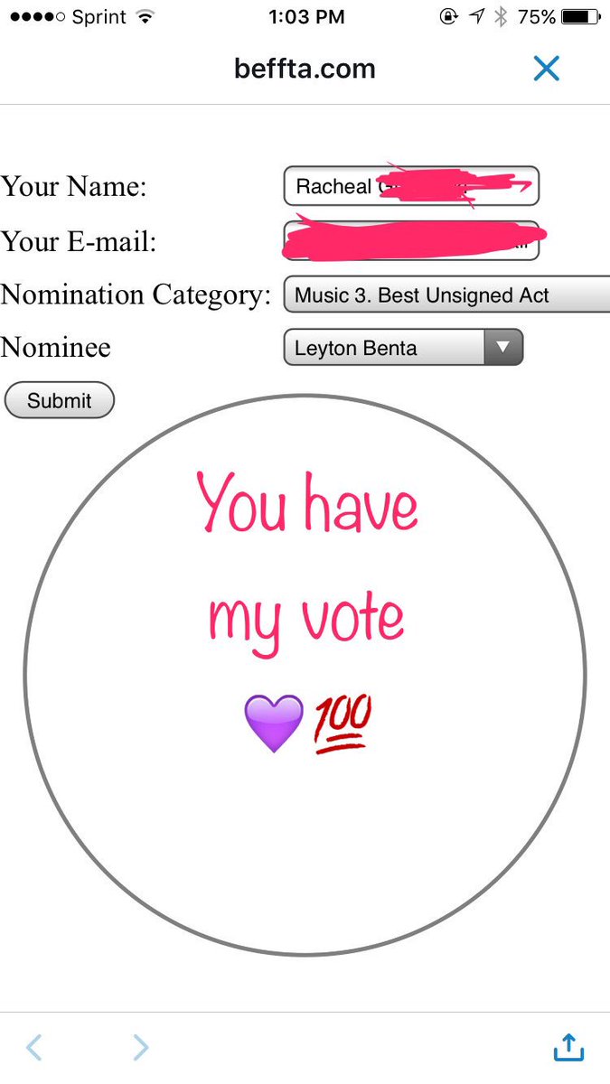 RachealGuzowski's tweet photo. @leytonbenta2016 #vote #beffta #leytonbenta2016 #BestUnsignedAct https://t.co/ha439FzT5g