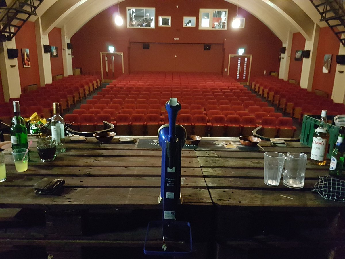 itsanactLTD's tweet photo. It's nearly time for the pub to open at @TheatrColwyn so grab your coat and come down for an action packed night at the boozer! #twoontour https://t.co/nIBkIJBGMQ