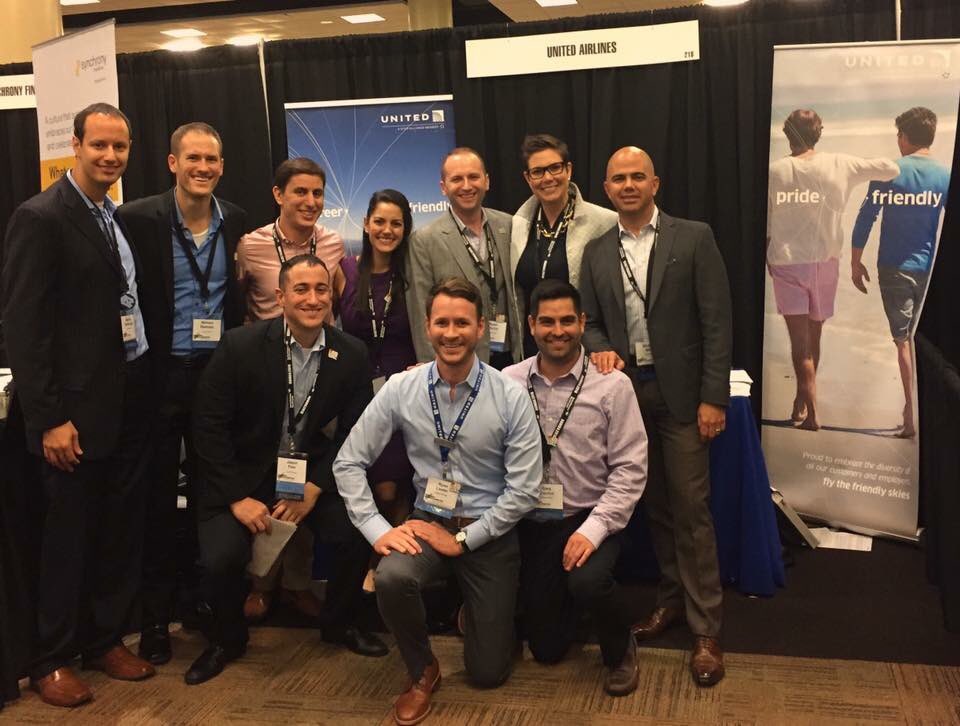 ualEQUAL's tweet photo. Excellent time with @united #leaders at @ReachingOutMBA LGBT #MBA career fair! @weareunited #LGBT #ROMBA2016 #beingunited https://t.co/kl9Ogew38v