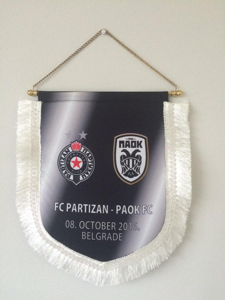 jugofooty's tweet photo. #Partizan - #PAOK https://t.co/CJXl1OmgWB