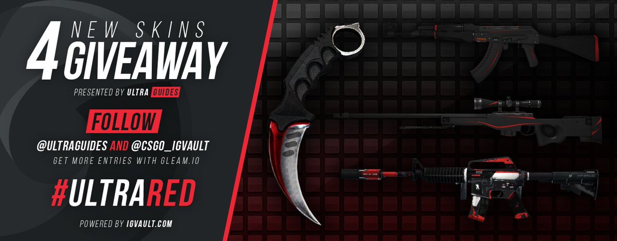 UltraGuides's tweet photo. Win an AUTOTRONIC KARAMBIT &amp; 3 MORE EPIC SKINS! 

Follow @UltraGuides &amp; @CSGO_IGVault

More entries here: https://t.co/o2QljCVovQ https://t.co/ZfmIcuuQkK