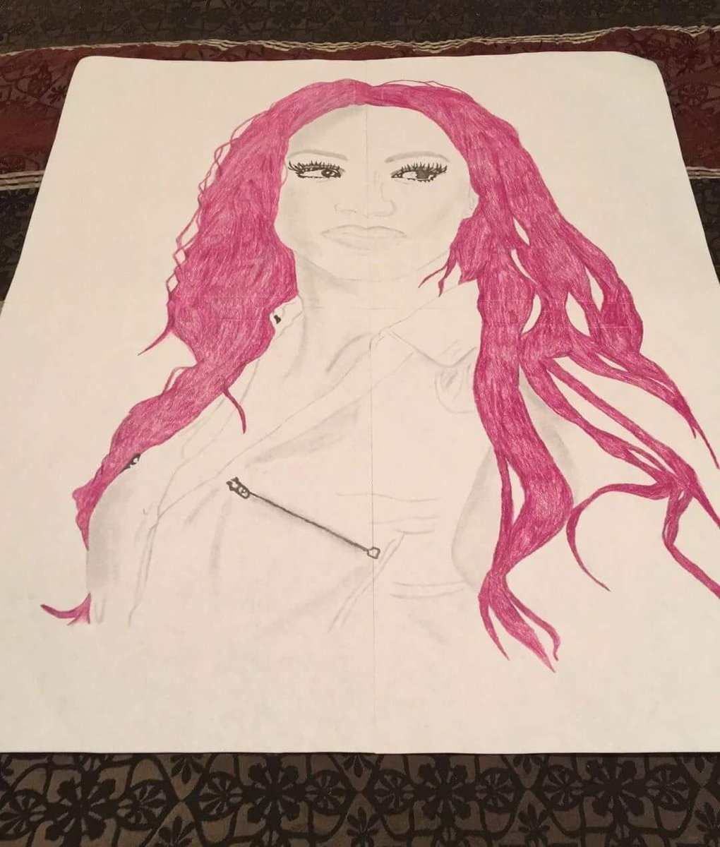 NOTAri0us's tweet photo. @SashaBanksWWE #SashaSaturdays 🙌🏽 ✏️ Boss Art https://t.co/QNvgP5QTXq