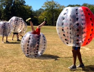 Don't knock it 'till you try it #newfavoritesport #knockerball #funwithfriends