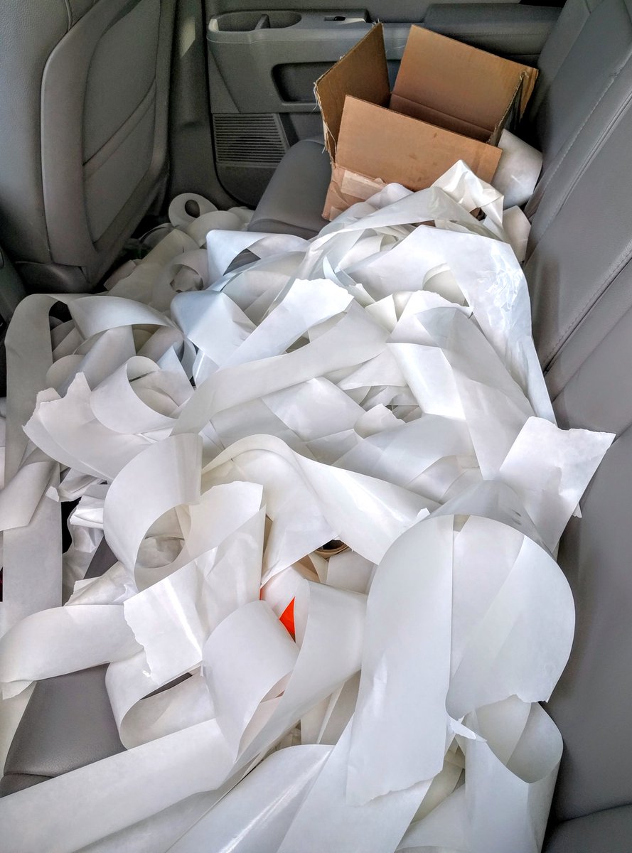 TourdeRocklin's tweet photo. 4 hrs &amp; 850 route arrow stickers later, routes are ready. Bring your official route sheets with you!  People sometimes mess with the arrows! https://t.co/cV2HdLiDig