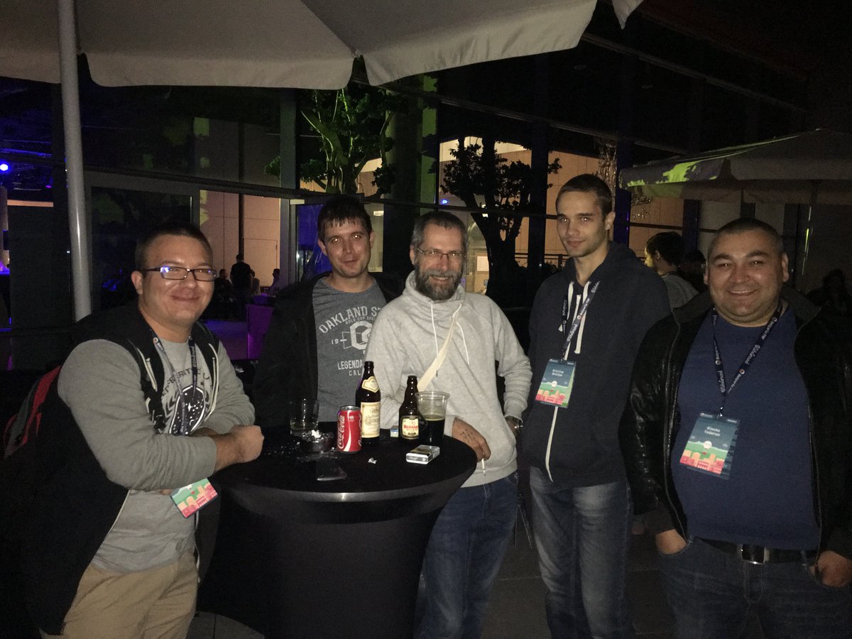 DragonBe's tweet photo. Say hi to a new Bulgarian #php user group in Varna! #bgphp16 W👀t‼️ https://t.co/5gM0qdpDW5