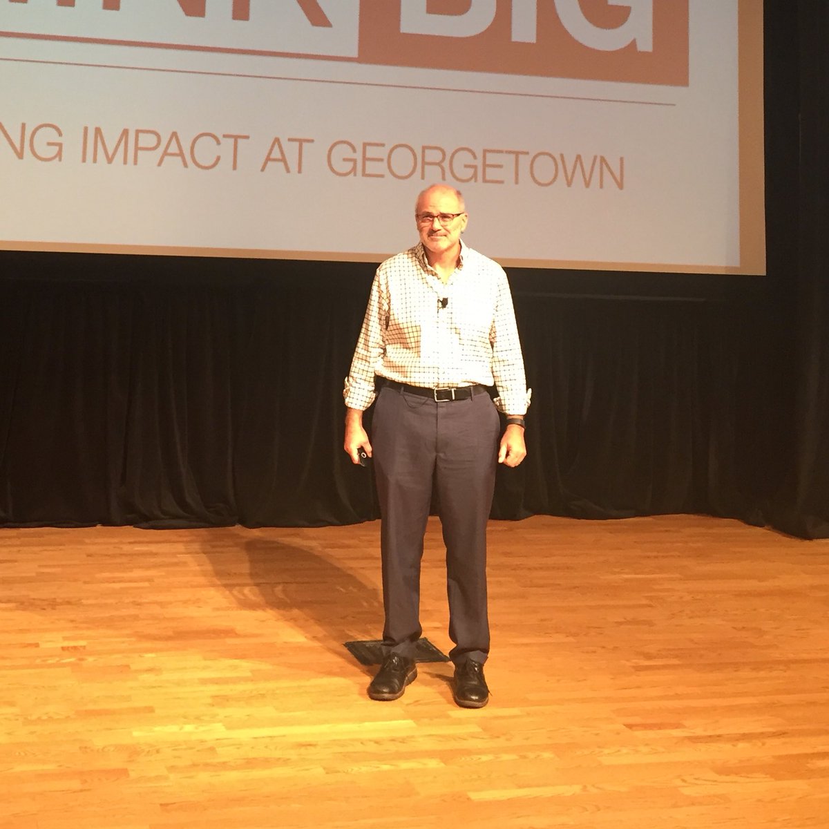 GUAlumni's tweet photo. .@RandyBassGU describes the Designing the Future(s) initiative, says we must "continually reimagine & reinvent" curricula. #GUforGenerations https://t.co/NQw7clYTsa