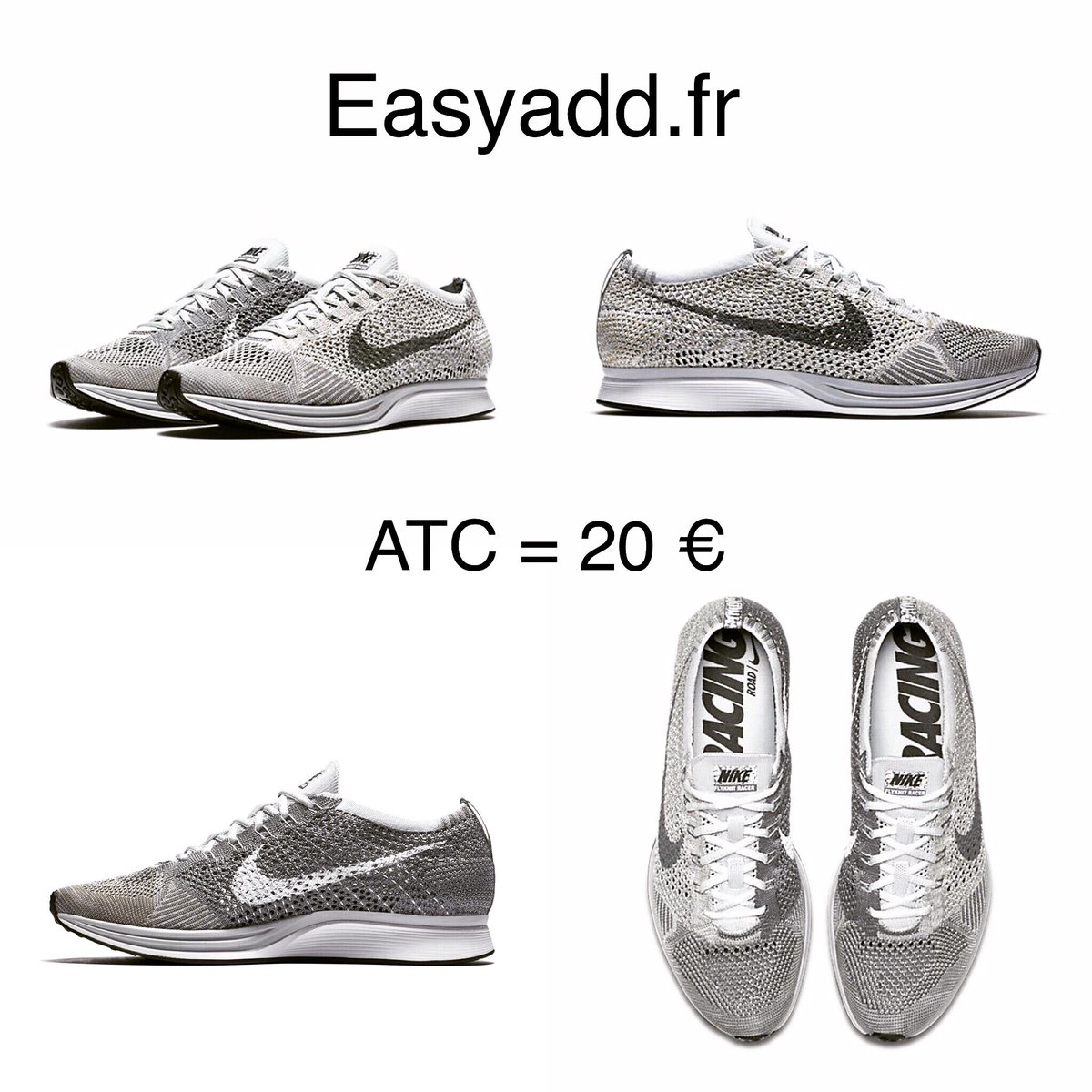 EasyAdd's tweet photo. FLYKNIT RACER PURE PLATINUM
Sortie: Vendredi
Only 1 left
👉🏼 https://t.co/HHPA4uKuVH 
#easyadd #ea #europeonly #flyknit #racer #pureplatinum https://t.co/cV8qVsBK8l