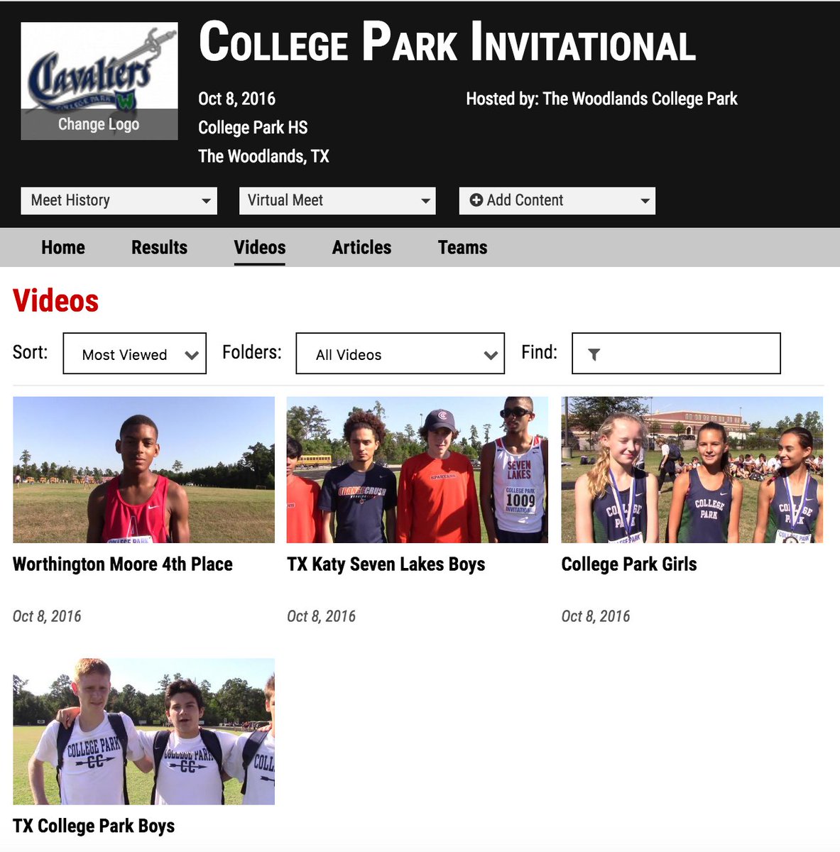 Texas MileSplit on Twitter "WATCH Interviews from the College park