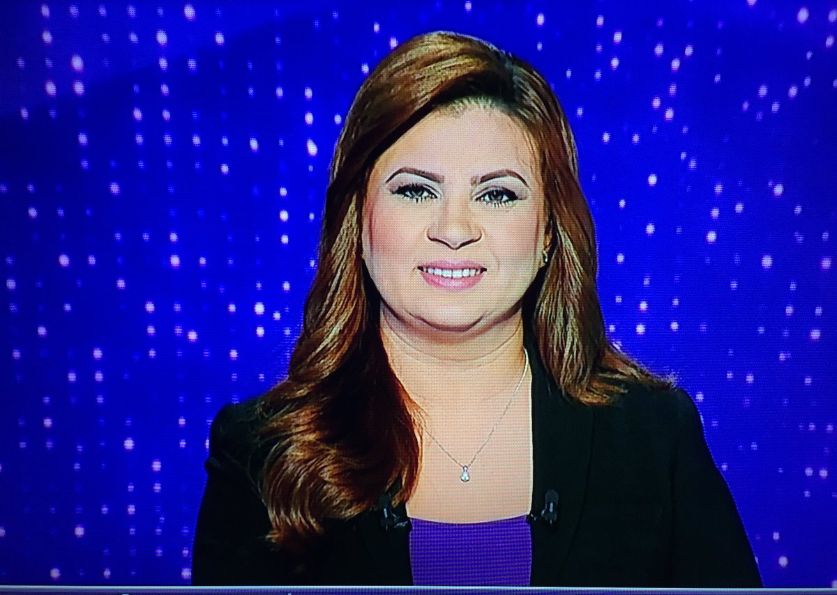 @AJHadhami تقديم خرافى من ملكتنا حذام العجيمى من ظهورها فى نشرات الاخبار شكرا على التقديم الخرافى 😍😘💘💞💖💎🌹🌷