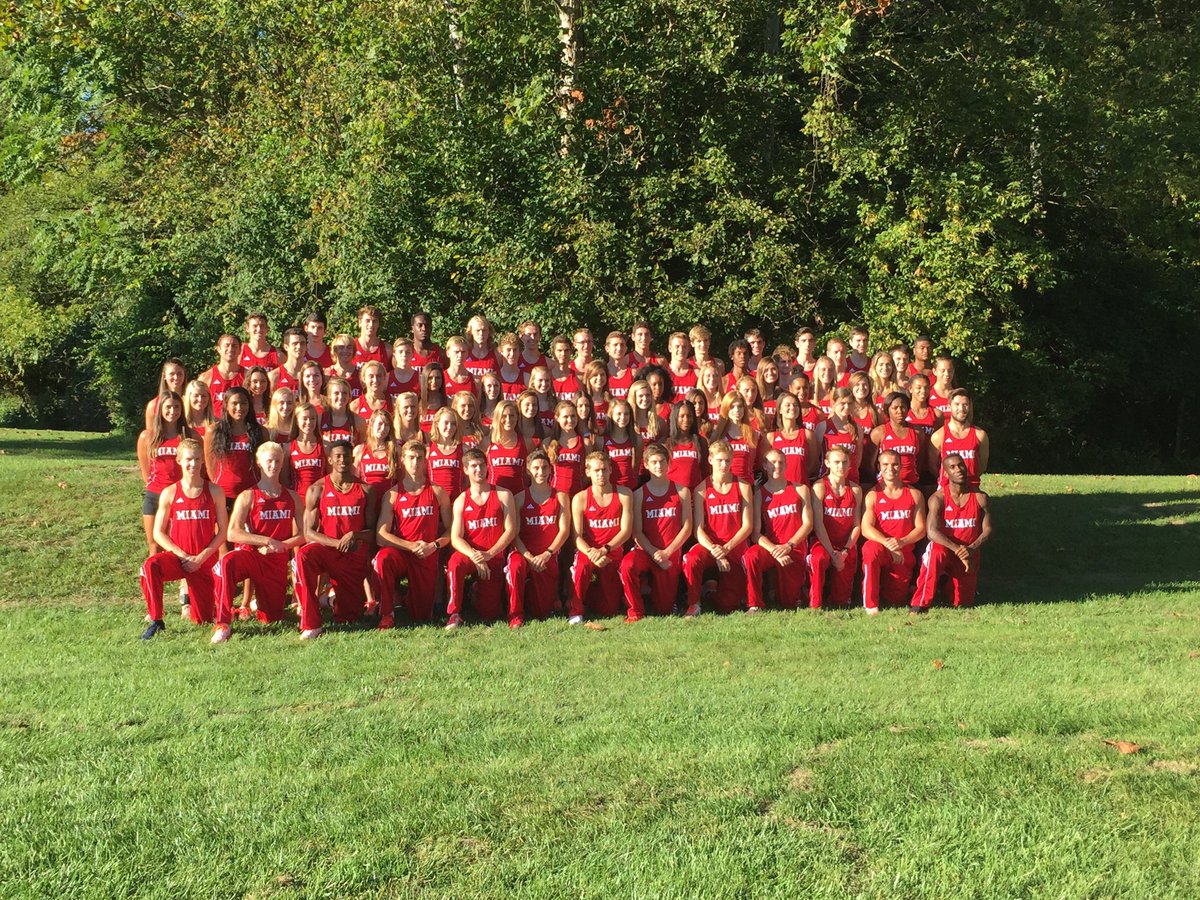 MiamiOH_XCTF's tweet image. Shaping up and #gettinfit. Miami Men's and Women's Track and Field.  #RiseUpRedHawks