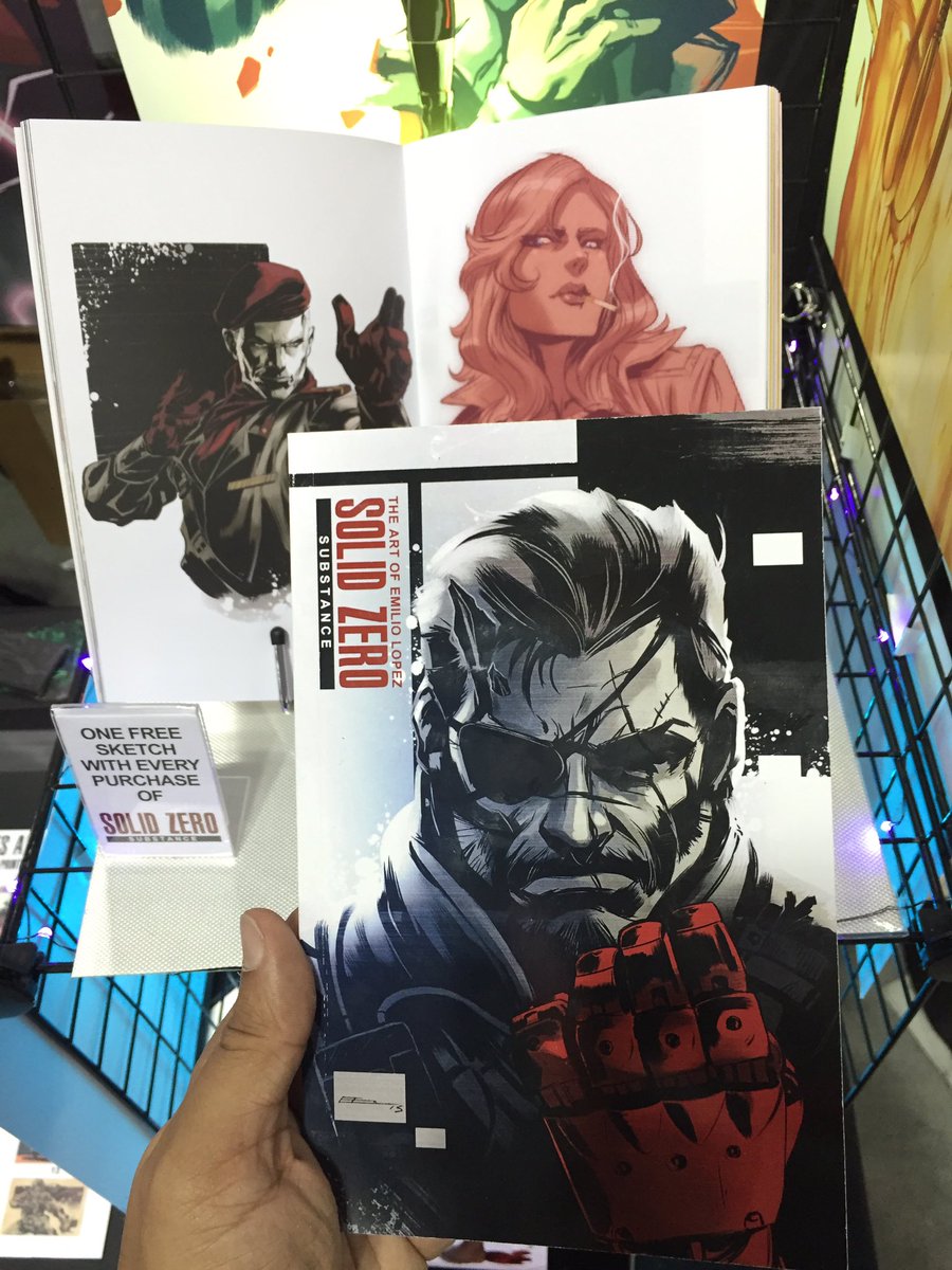 EMannLand's tweet photo. These are the final two #SolidZero books and they belong to @djrubynyc https://t.co/Byk6xr4Dx3
