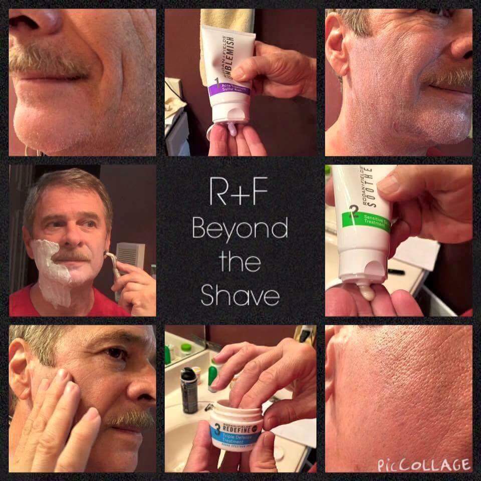 MSRodanFields's tweet image. R+F Men's skin care regimen, BEYOND THE SHAVE .