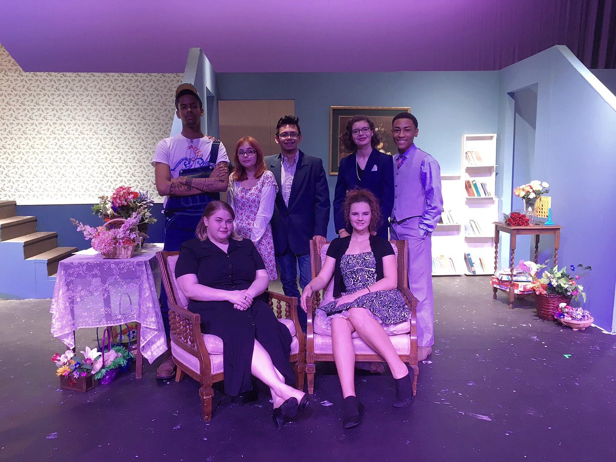 CrowleyTheatre's tweet photo. Come out and pay your respects  at 7pm. Final showing for "The Wake Of Jamey Foster". 💜🎭 https://t.co/f2EYVdpfdl