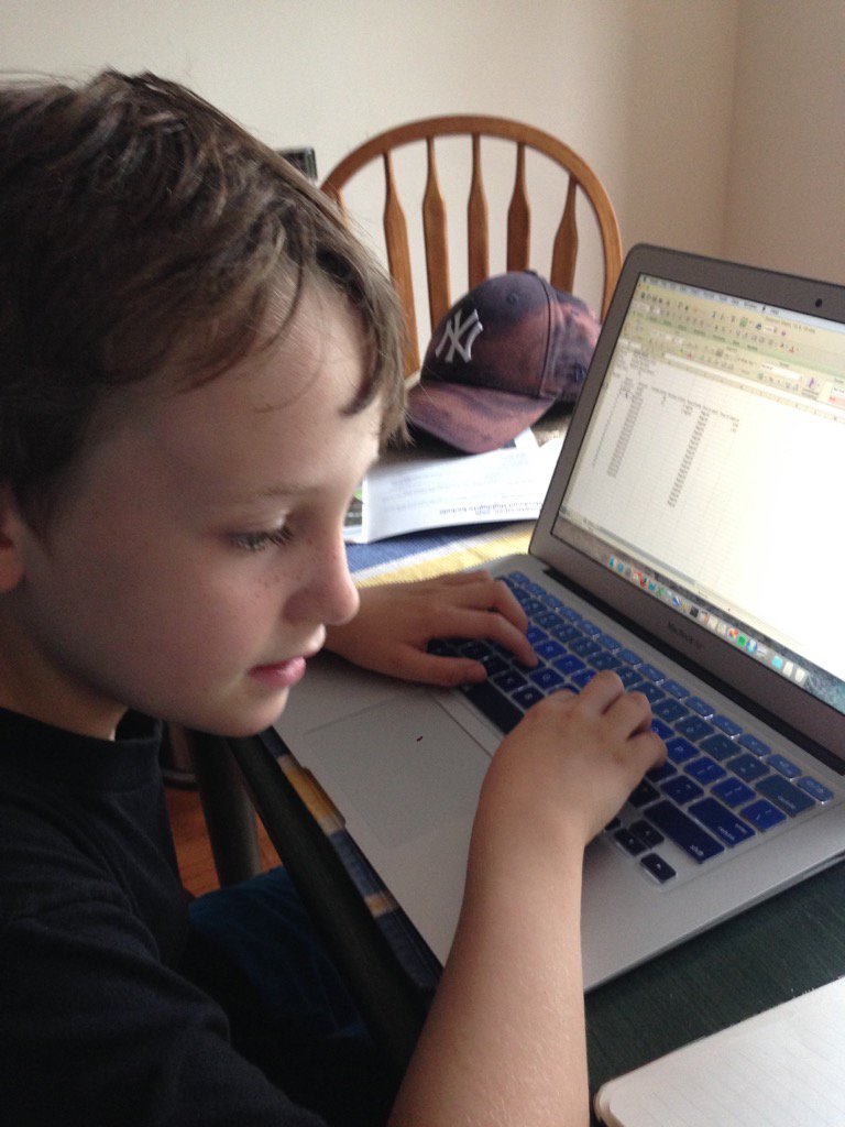 Drew_Lab's tweet photo. Inputting data into our spreadsheet. #PokemonScience https://t.co/La1HxTmStf