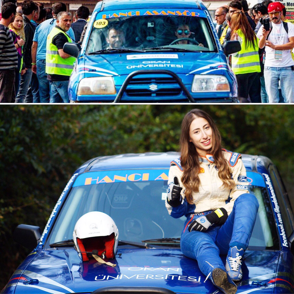 okanedu's tweet photo. 2016 Türkiye Offroad Şampiyonası'nın 5. yarışı SİNOFF'da öğrencimiz İlayda Hancı'yı gönülden destekliyoruz. #offroad #sinoff #okandamümkün https://t.co/3uF2BNI2p0