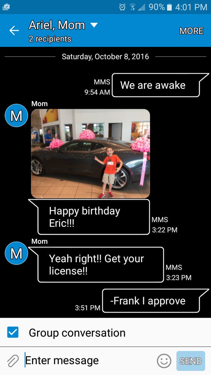 EricFortun's tweet photo. My mom loves me I swear! https://t.co/56RBsqrZ7k