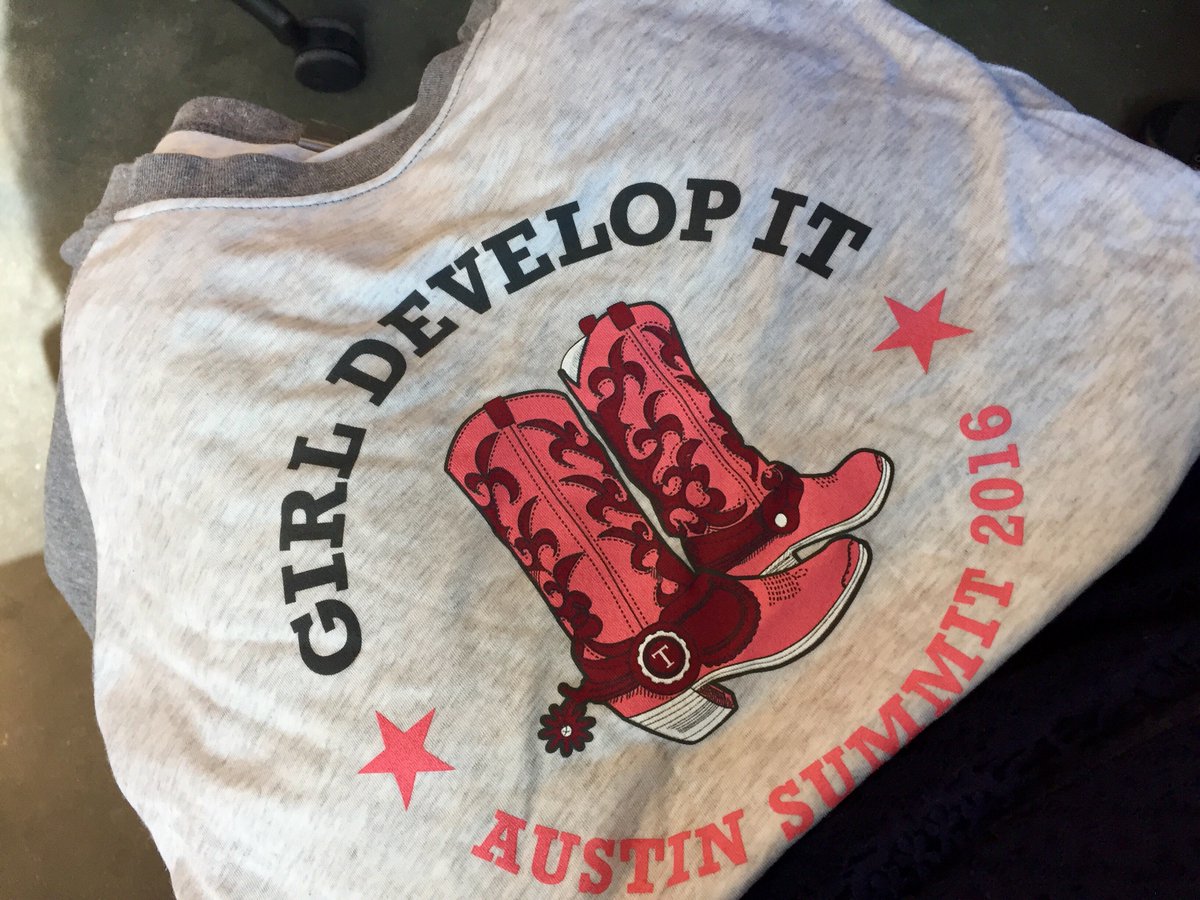 GDISD's tweet photo. Thanks for the shirts @turingschool #gdisummit16 https://t.co/UGuZq7bwkc
