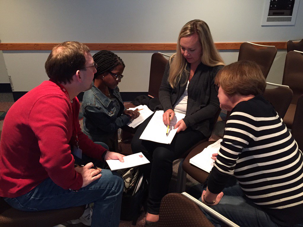 zachherrmann's tweet photo. Collaboration is not just for students! Teachers working on complex tasks at the #ICTM2016 @complexinstruct session! https://t.co/mxCLg4z9ei